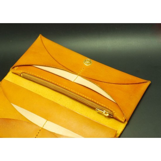With instruction - Laser cut Acrylic template, PMMA pattern, long wallet template, A-91