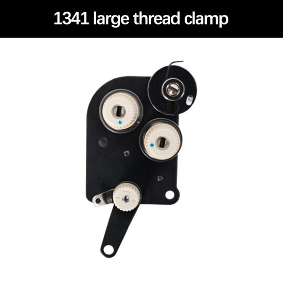 1341 sewing machine parts combination, bobbin winder, dial, thread clamp, feed dog, sliding lid, needle pate, rotary hook