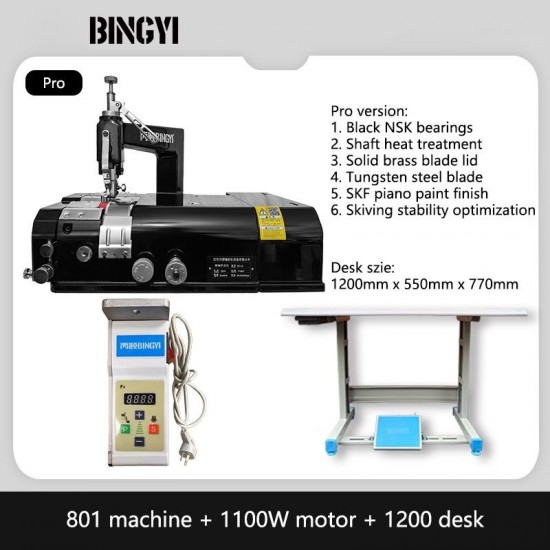 Free shipping worldwide-801 skiver machine