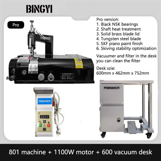 Free shipping worldwide-801 skiver machine