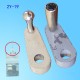 801 skiver crank assembly