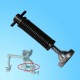 801 skiver feeding bracket assembly