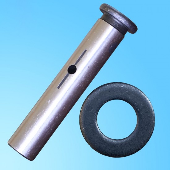 801 skiver feeding wheel axle assembly