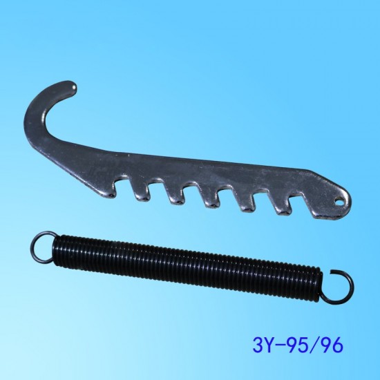 801 skiver hook lid plate spring combination