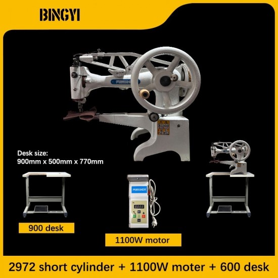 Free shipping worldwide-2972 long and short cylinder sewing machine