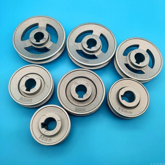 Straight middle hole motor belt wheel - to control the speed of motor