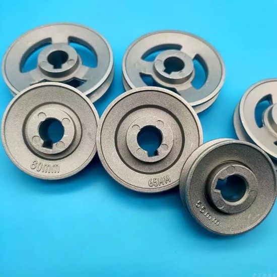 Straight middle hole motor belt wheel - to control the speed of motor