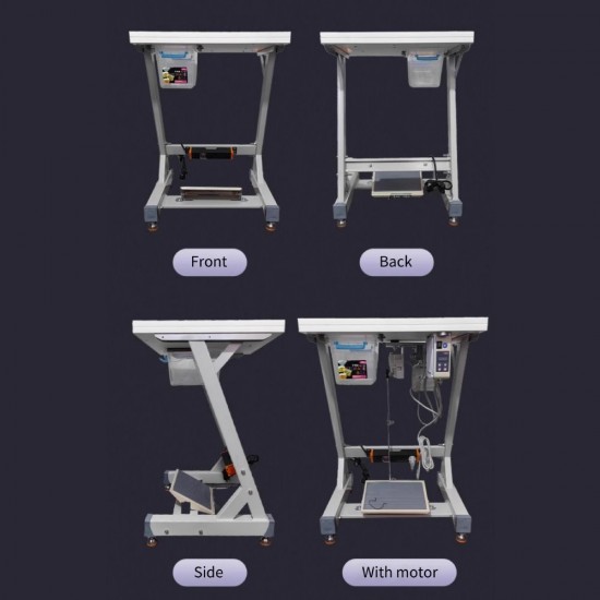 801 skiver 550 desk with socket
