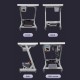 801 skiver 550 desk with socket