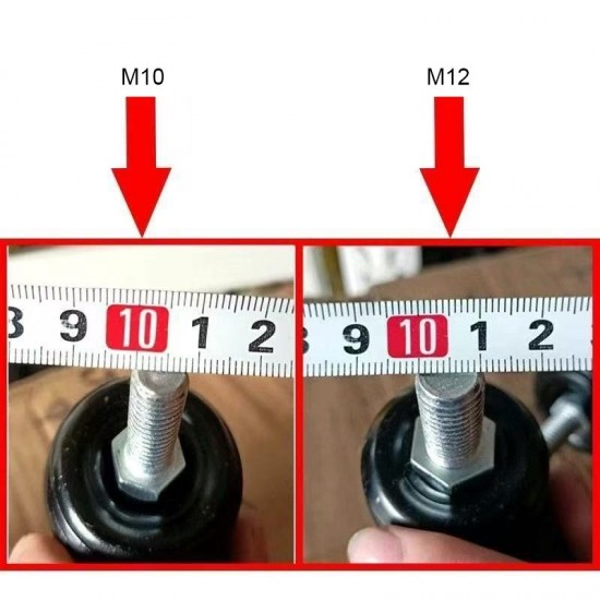 Sewing machine desk wheel M10/M12