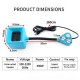 Sewing machine hot wind heater