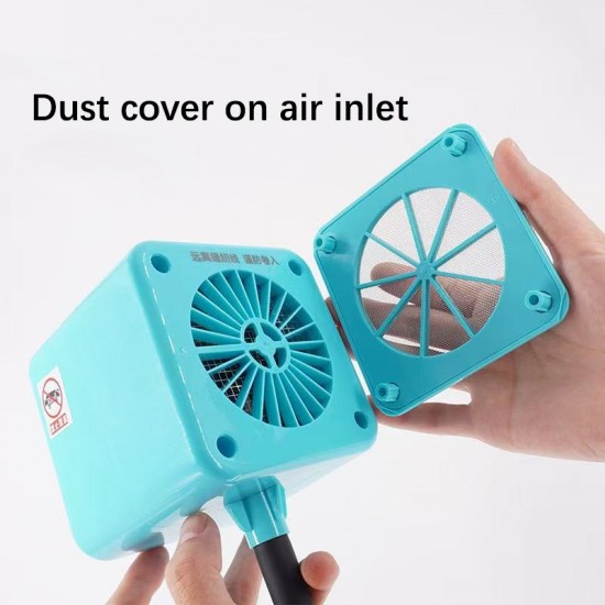 Sewing machine hot wind heater