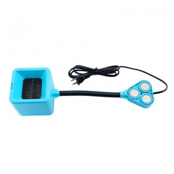 Sewing machine hot wind heater