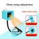Sewing machine hot wind heater