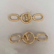 High quality solid brass 20mm LV circle waist belt buckle High quality solid brass 20mm LV circle waist belt buckle