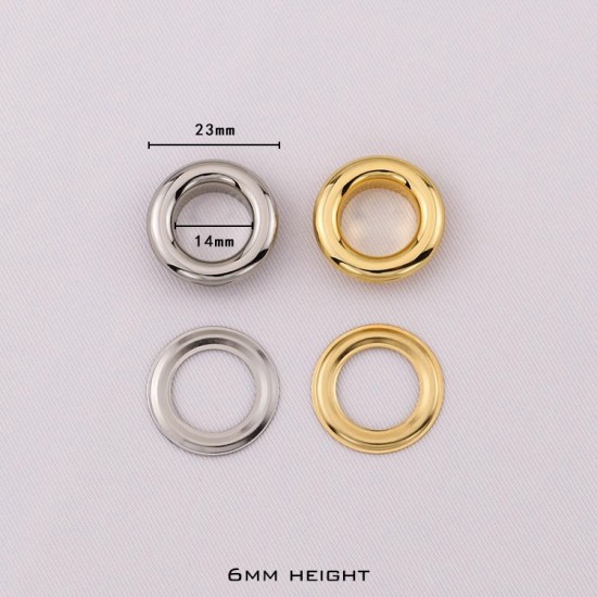 24K real gold plated solid brass round face eyelet, 10pc/lot 24K real gold plated solid brass round face eyelet, 10pc/lot