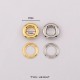 24K real gold plated solid brass round face eyelet, 10pc/lot 24K real gold plated solid brass round face eyelet, 10pc/lot