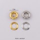 24K real gold plated solid brass round face eyelet, 10pc/lot 24K real gold plated solid brass round face eyelet, 10pc/lot
