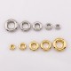 24K real gold plated solid brass round face eyelet, 10pc/lot 24K real gold plated solid brass round face eyelet, 10pc/lot