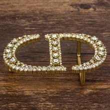 High quality solid brass 30mm Christian Dior SWAROVSKI women waist belt buckle High quality solid brass 30mm Christian Dior SWAROVSKI women waist belt buckle