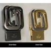 High quality solid brass 30mm Gucci interlocking waist belt buckle