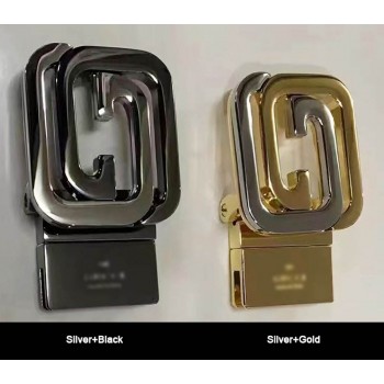 High quality solid brass 30mm Gucci interlocking waist belt buckle
