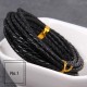 3mm, 4mm, 5mm, 6mm first layer cow skin braid leather cord, 5m/lot