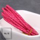 3mm, 4mm, 5mm, 6mm first layer cow skin braid leather cord, 5m/lot