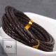 3mm, 4mm, 5mm, 6mm first layer cow skin braid leather cord, 5m/lot