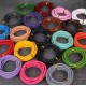 3mm, 4mm, 5mm, 6mm first layer cow skin braid leather cord, 5m/lot