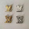 High quality solid brass 40mm LV dove waist belt buckle