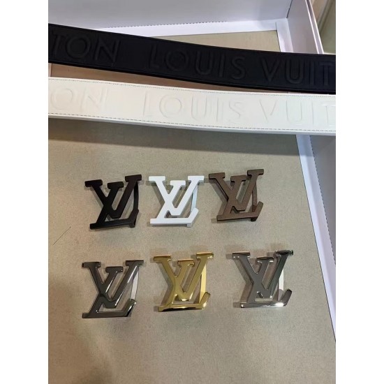 High quality solid brass 6 color 32mm 38mm LV waist belt buckle High quality solid brass 6 color 32mm 38mm LV waist belt buckle