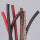 8mm first layer cow skin braid leather cord, 5m/lot 8mm first layer cow skin braid leather cord, 5m/lot