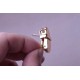 Alloy spring slot lock
