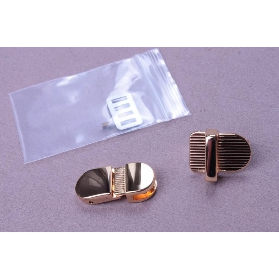 Alloy spring slot lock