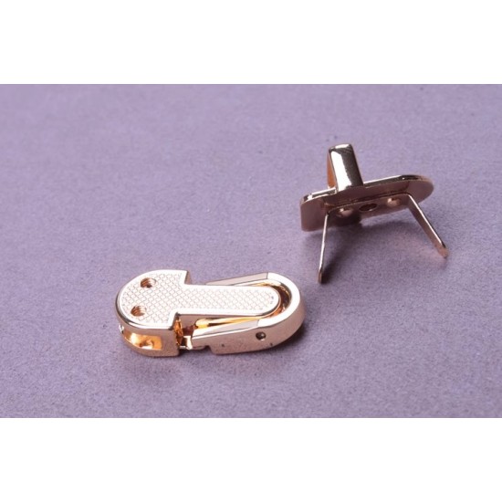 Alloy spring slot lock