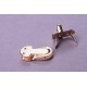 Alloy spring slot lock