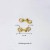 2 Gold dog hooks 