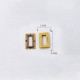 Bag repair hardware, Balenciaga Rodeo gold