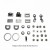 Antique silver whole kit hardware 