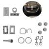 Bag repair hardware, Balenciaga Rodeo silver