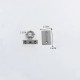 Bag repair hardware, Balenciaga Rodeo silver Bag repair hardware, Balenciaga Rodeo silver
