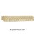 18K gold 90cm shoulder chain x1 