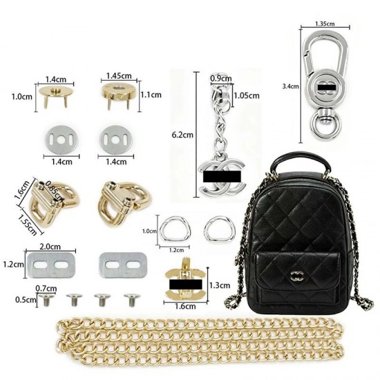 Bag repair hardware, Chanel Mini Classic Backpack Bag repair hardware, Chanel Mini Classic Backpack