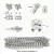 Silver whole kit hardware x1 