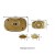 Matt gold lock kit x1 