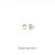 Matt gold zipper slider x1 