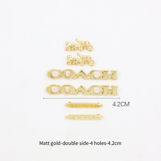 Bag repair hardware, Coach logos