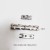 Silver-double side-3 holes- 3.6cm 