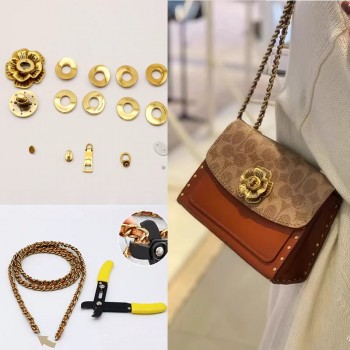 Bag repair hardware, Coach Parker Camellia